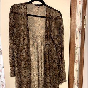 NWOT snake kimono